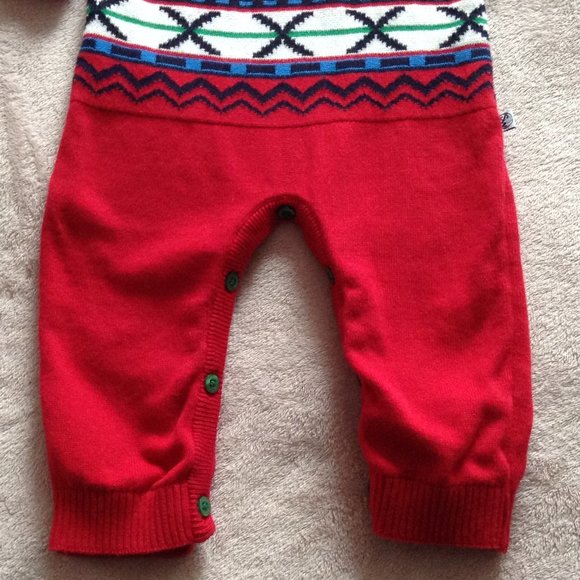 Christmas Sweater Onesie by Sophie & Sam - Picture 4 of 9